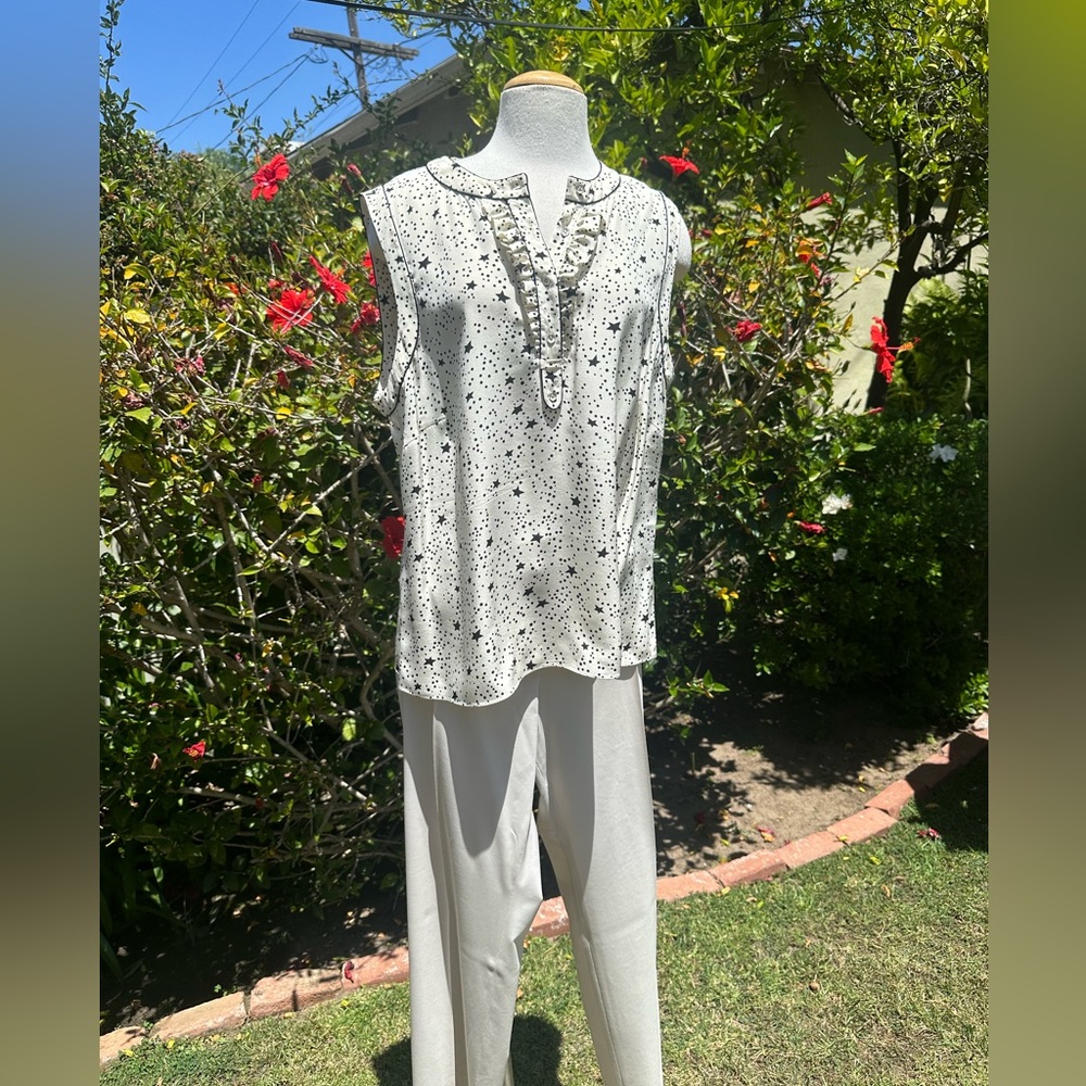 Rena Lang! 100% Polyester Used Once - image 1